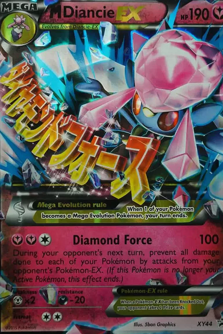 Pocket Monster Pokémon Kort-M Diancie Ex Xy44 Stor