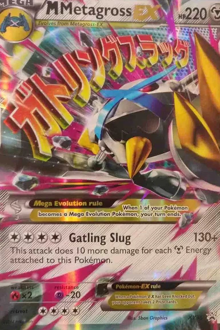 Pocket Monster Pokémon Kort-M Metagross Ex Xy35 Stor