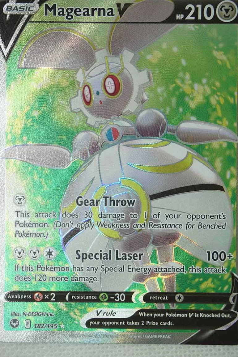 Pocket Monster Pokémon Kort-Magearna V 182/195 Full Art