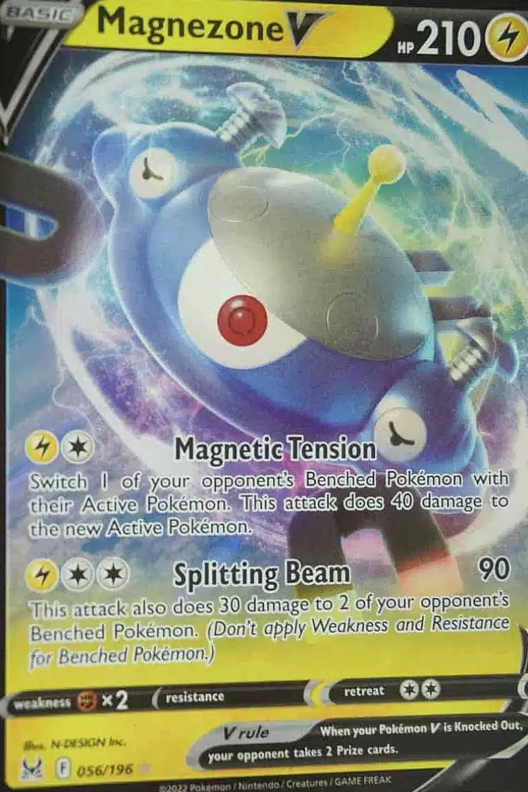 Pocket Monster Pokémon Kort-Magnezone V 056/196