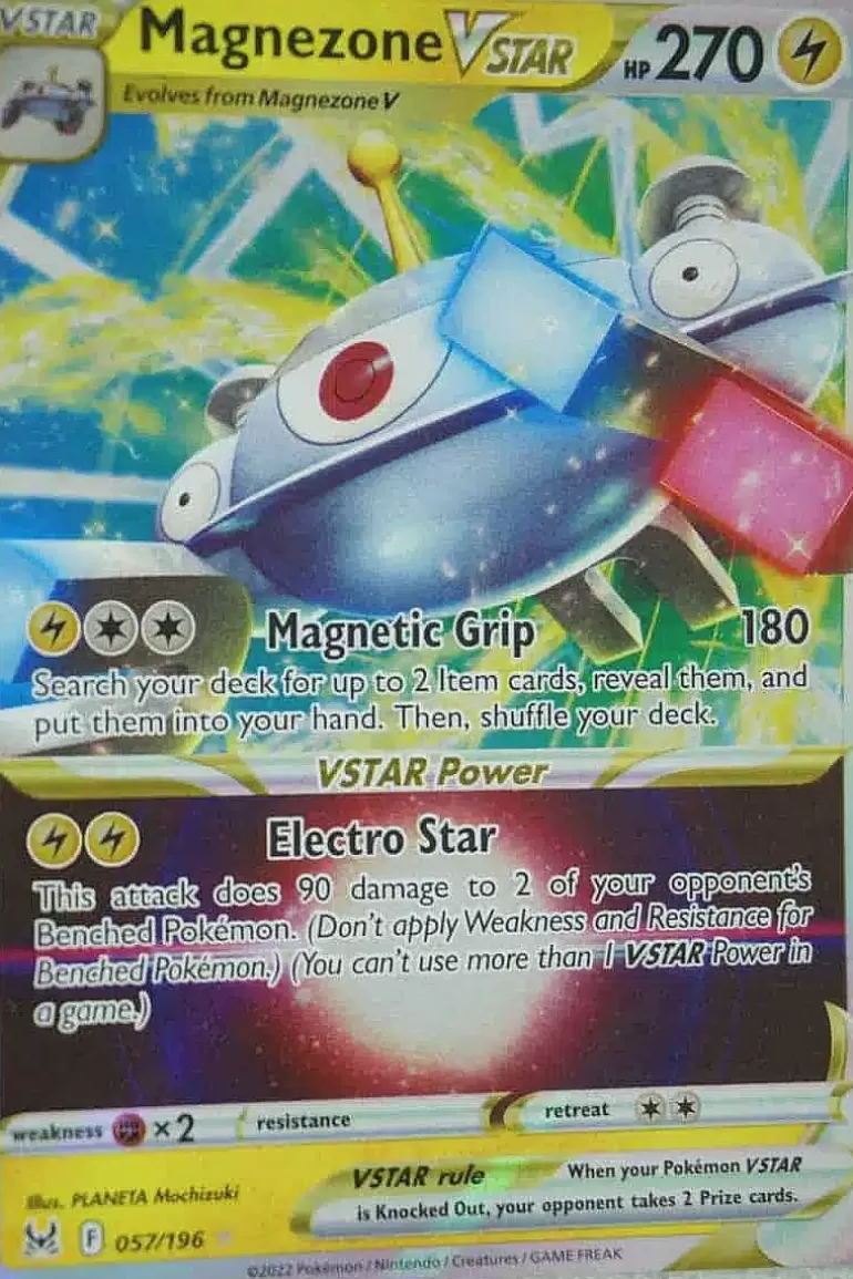 Pocket Monster Pokémon Kort-Magnezone Vstar 057/196