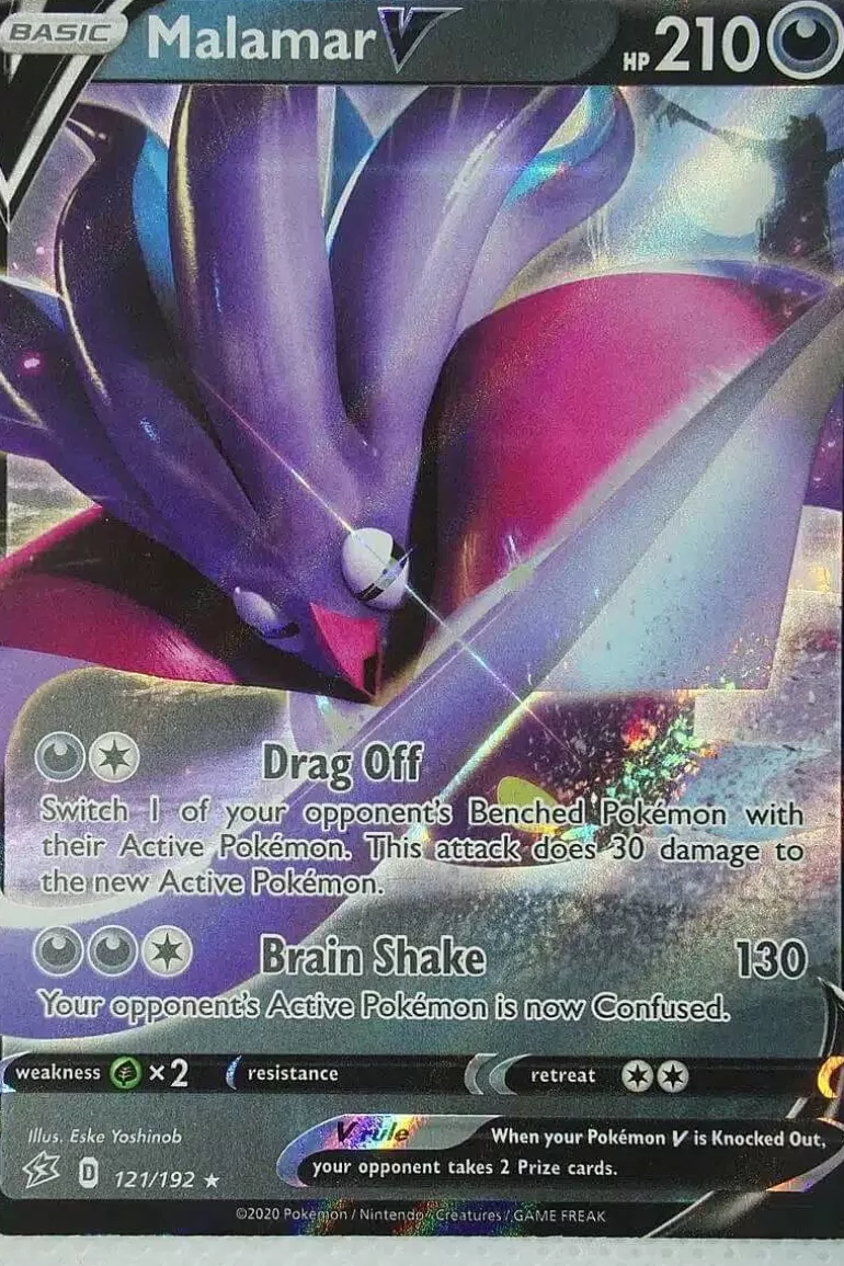 Pocket Monster Pokémon Kort-Malamar V 121/192