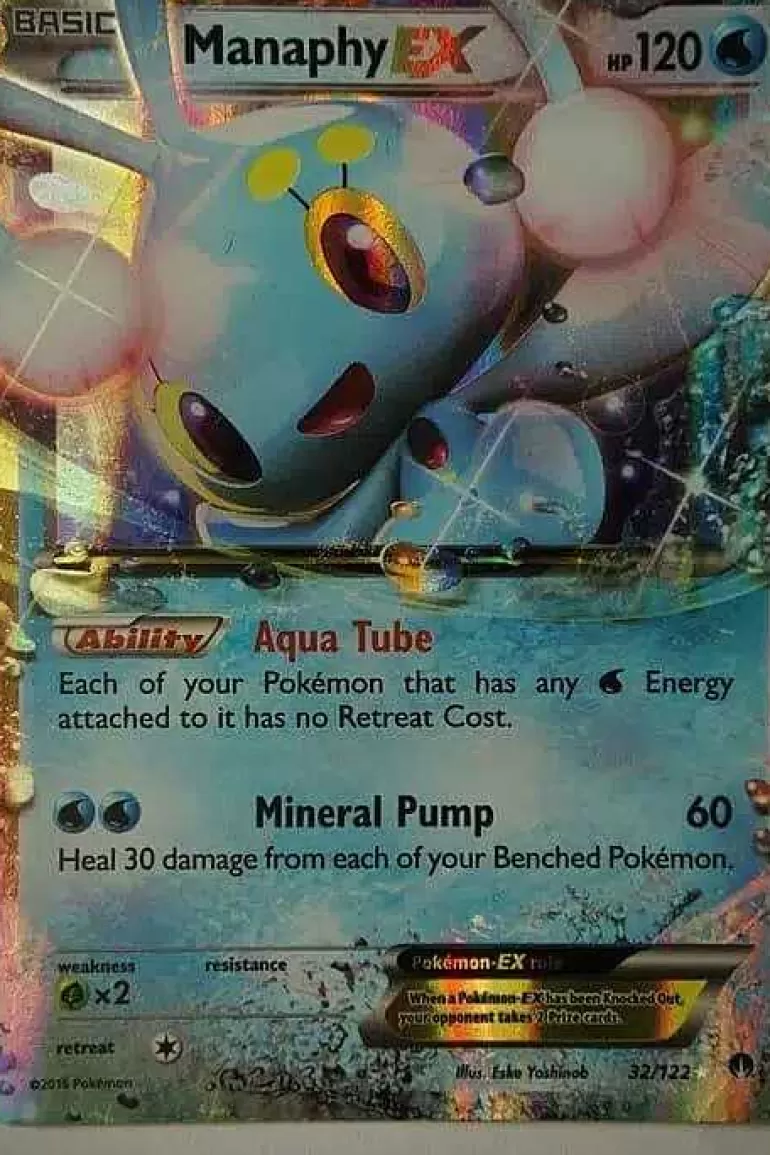 Pocket Monster Pokémon Kort-Manaphy Ex 32/122