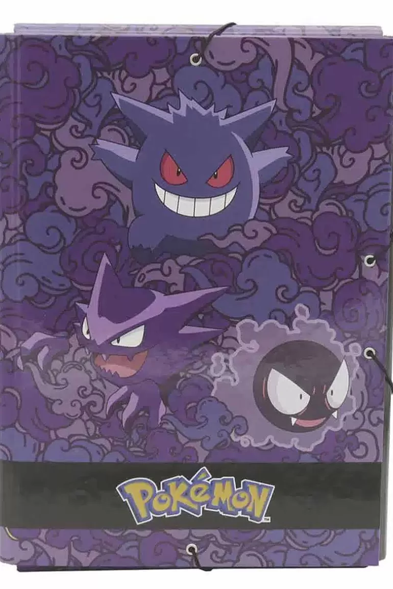 Pocket Monster Pokémon Skoleudstyr-Mappe Til Papirer Med Haunted Hollow