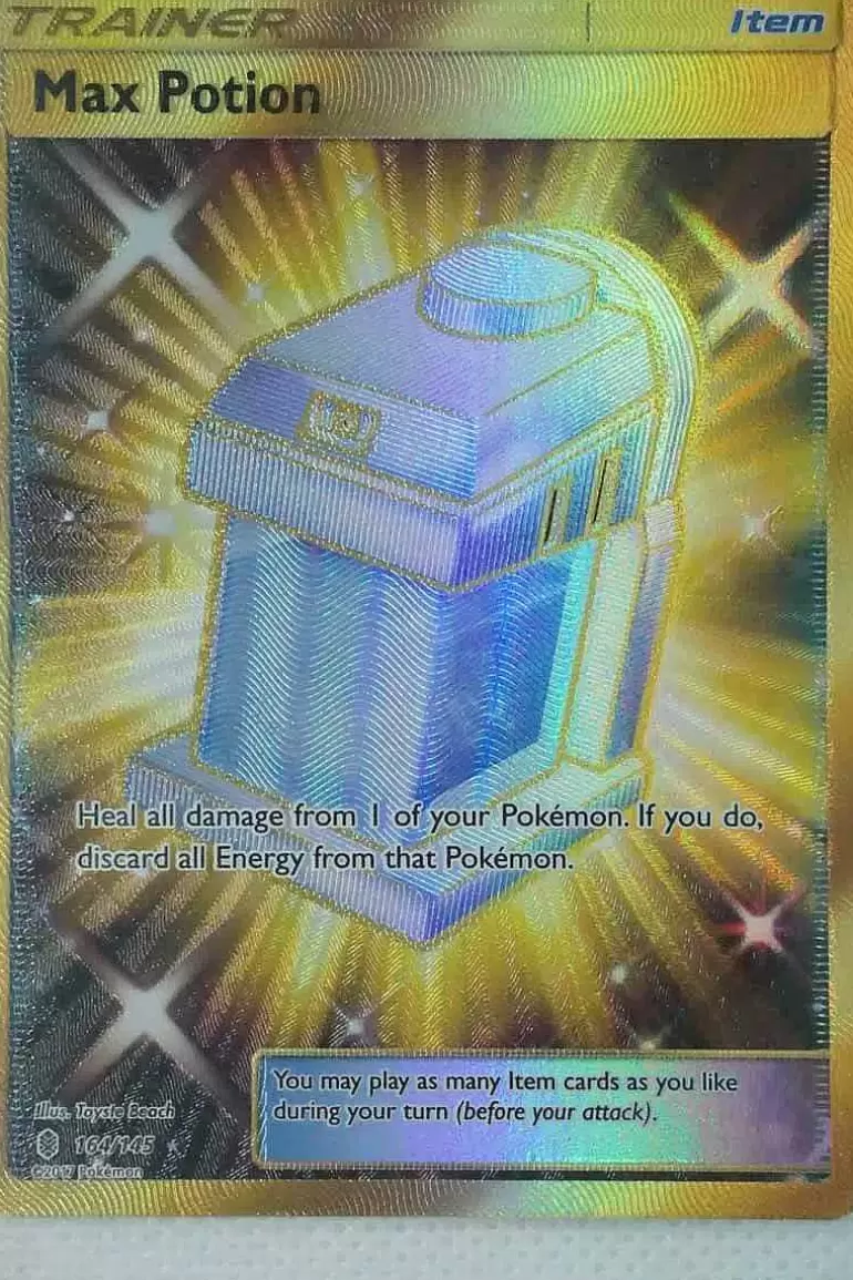 Pocket Monster Pokémon Kort-Max Potion 164/145 Secret Rare
