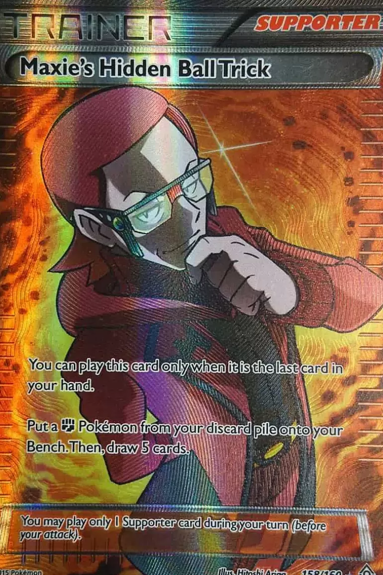 Pocket Monster Pokémon Kort-Maxie'S Hidden Ball Trick 158/160 Full Art