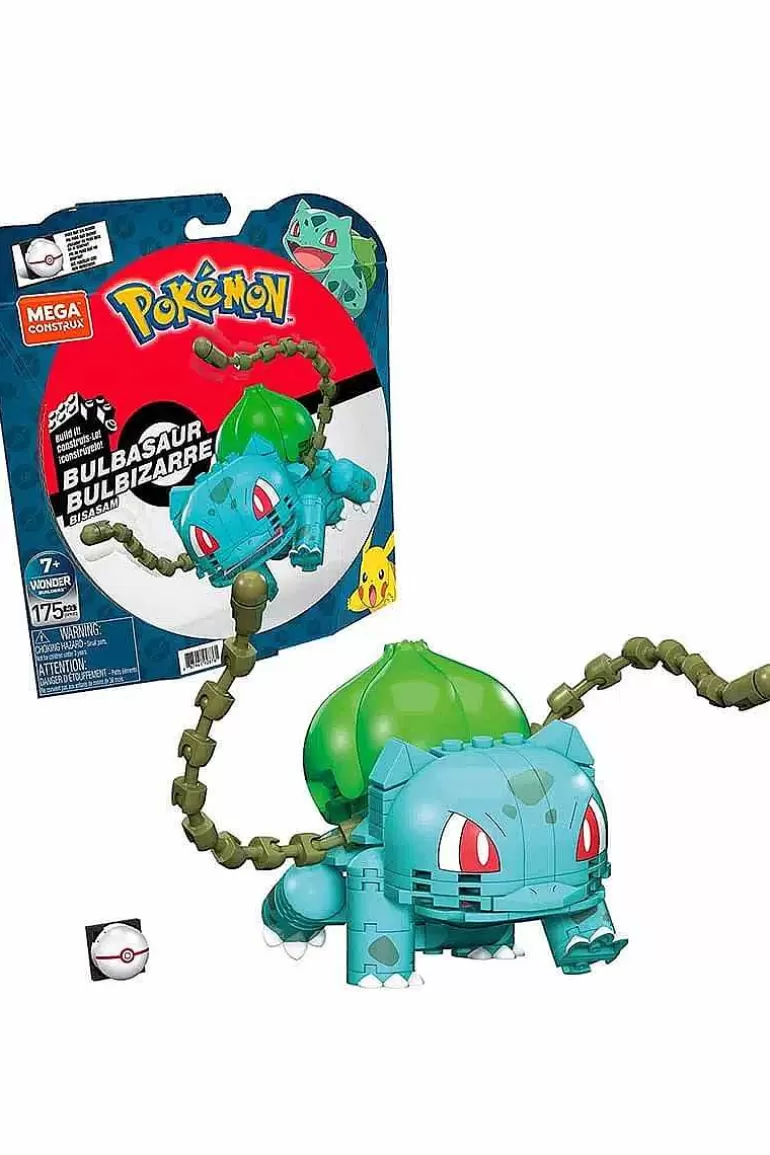 Pocket Monster Pokémon Figurer-Medium Bulbasaur Mega Construx Figur