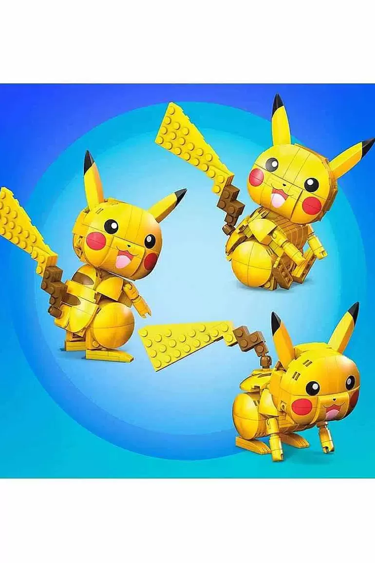 Pocket Monster Pokémon Figurer-Medium Pikachu Mega Construx Figur