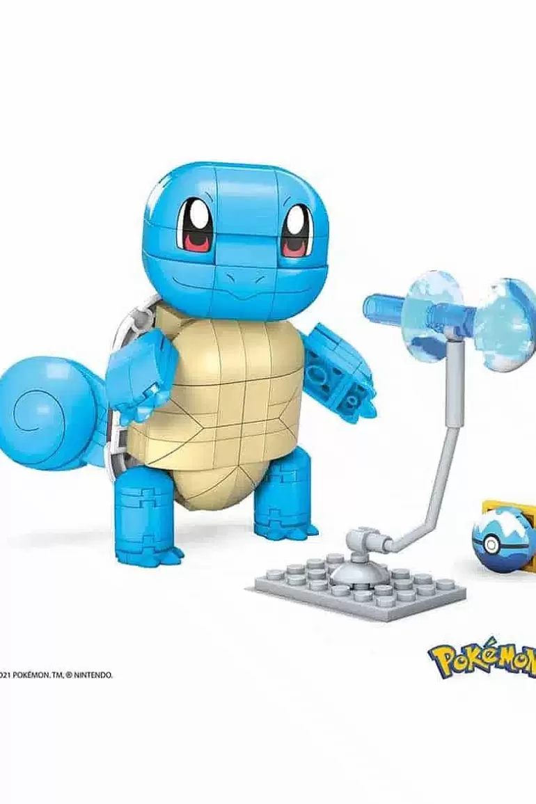 Pocket Monster Pokémon Figurer-Medium Squirtle Mega Construx Figur