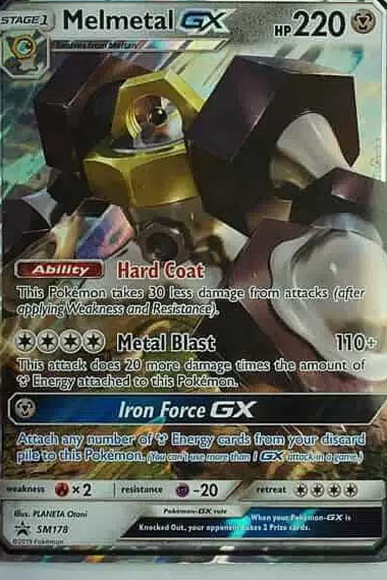 Pocket Monster Pokémon Kort-Melmetal Gx Sm178 Stor