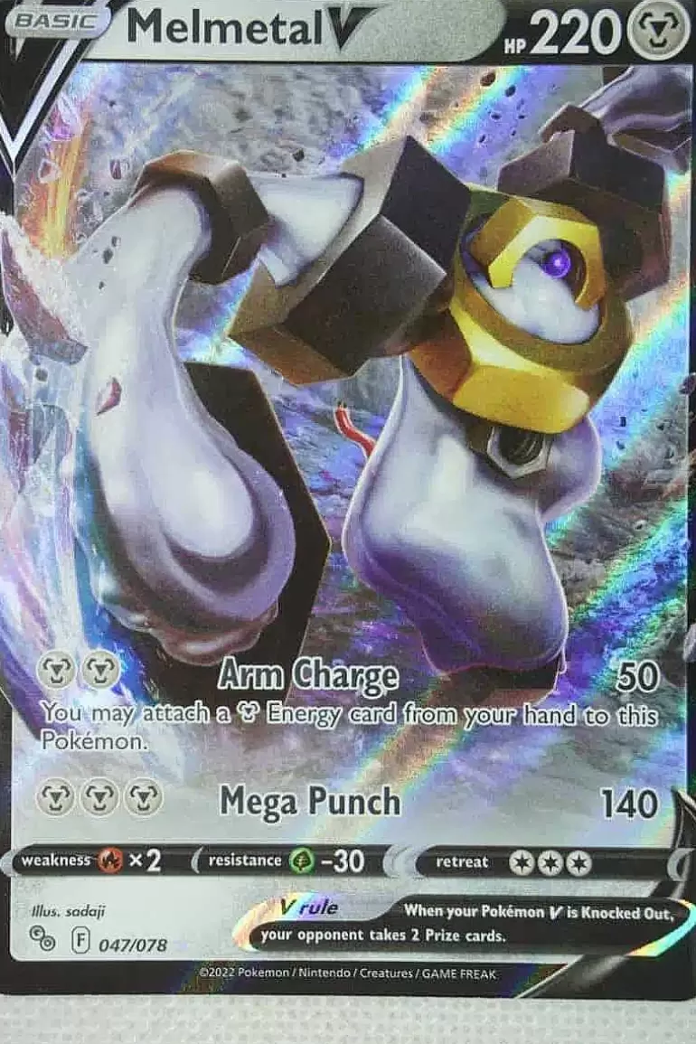 Pocket Monster Pokémon Kort-Melmetal V 047/078