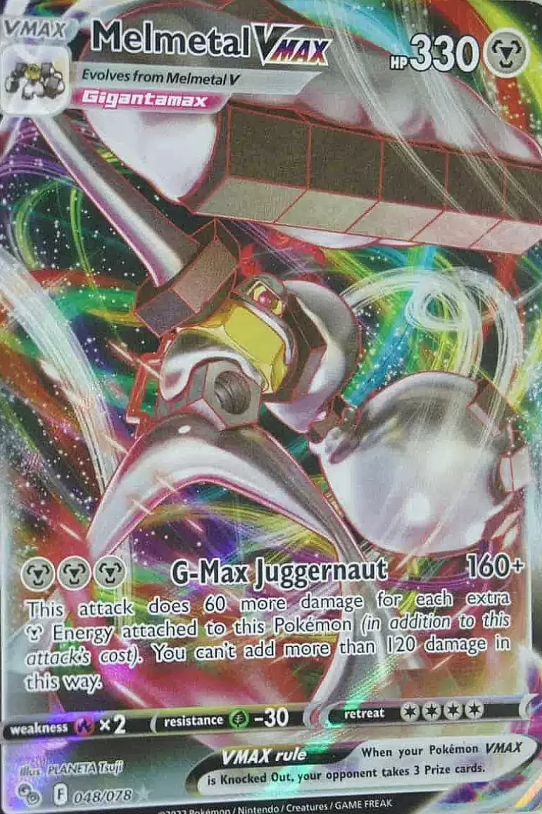Pocket Monster Pokémon Kort-Melmetal Vmax 048/078