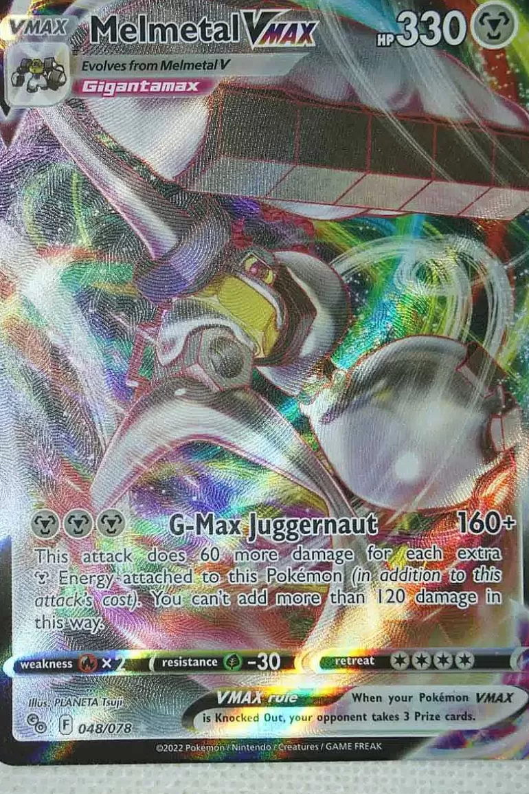 Pocket Monster Pokémon Kort-Melmetal Vmax 048/078