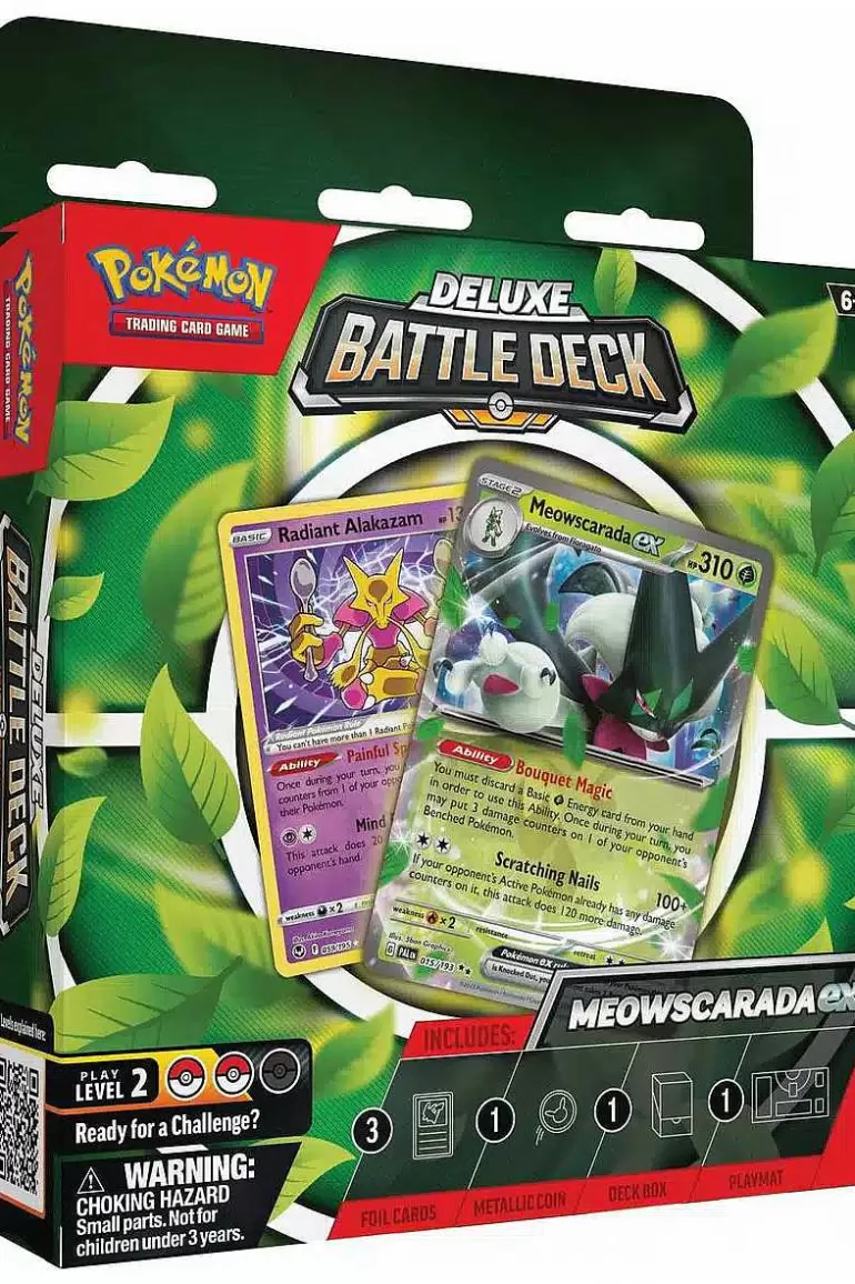 Pocket Monster Pokémon Kort-Meowscarada Ex Deluxe Battle Deck