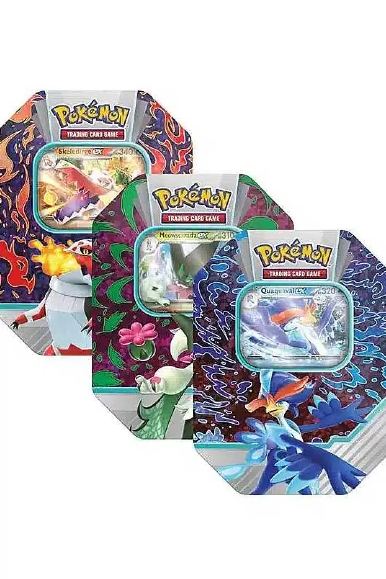 Pocket Monster Pokémon Kort-Meowscaradas Ex Tin