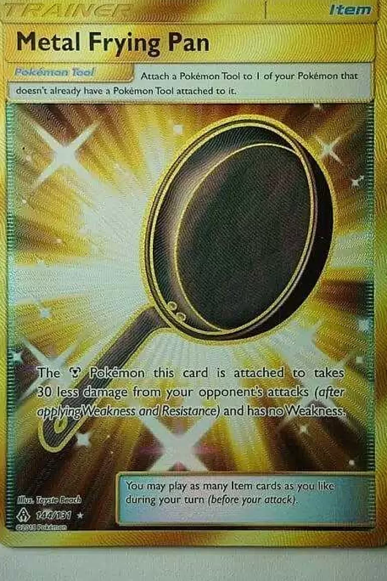 Pocket Monster Pokémon Kort-Metal Frying Pan 144/131 Secret Rare