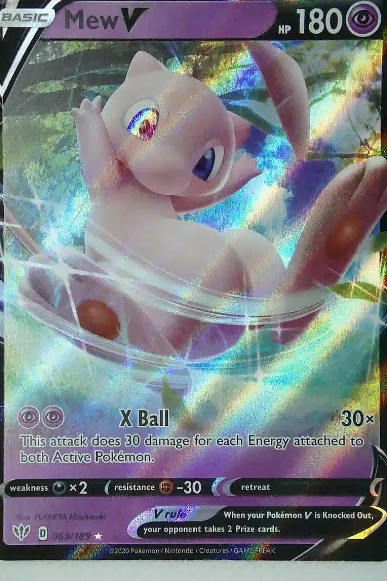 Pocket Monster Pokémon Kort-Mew V 069/189