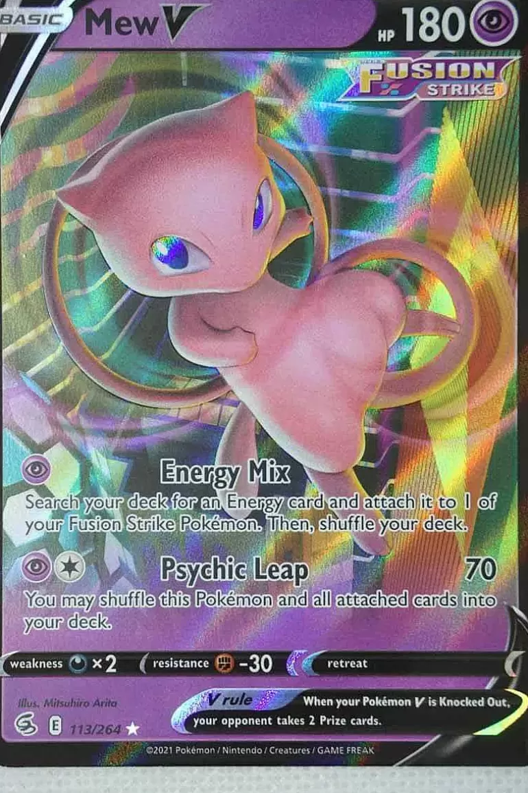 Pocket Monster Pokémon Kort-Mew V 113/264