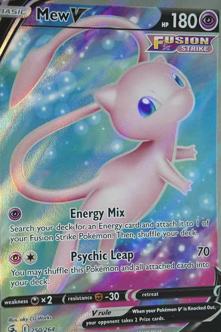 Pocket Monster Pokémon Kort-Mew V 250/264 Full Art