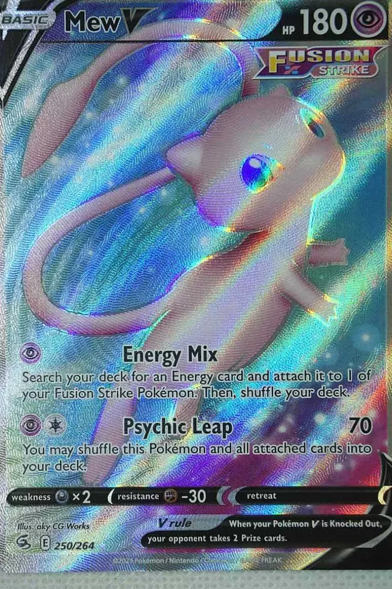 Pocket Monster Pokémon Kort-Mew V 250/264 Full Art