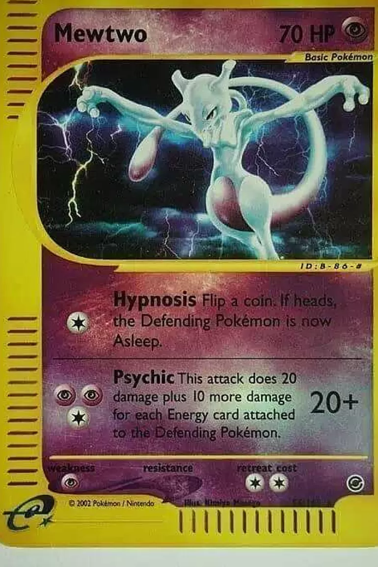 Pocket Monster Pokémon Kort-Mewtwo 56/165 Rare Reverse Holo