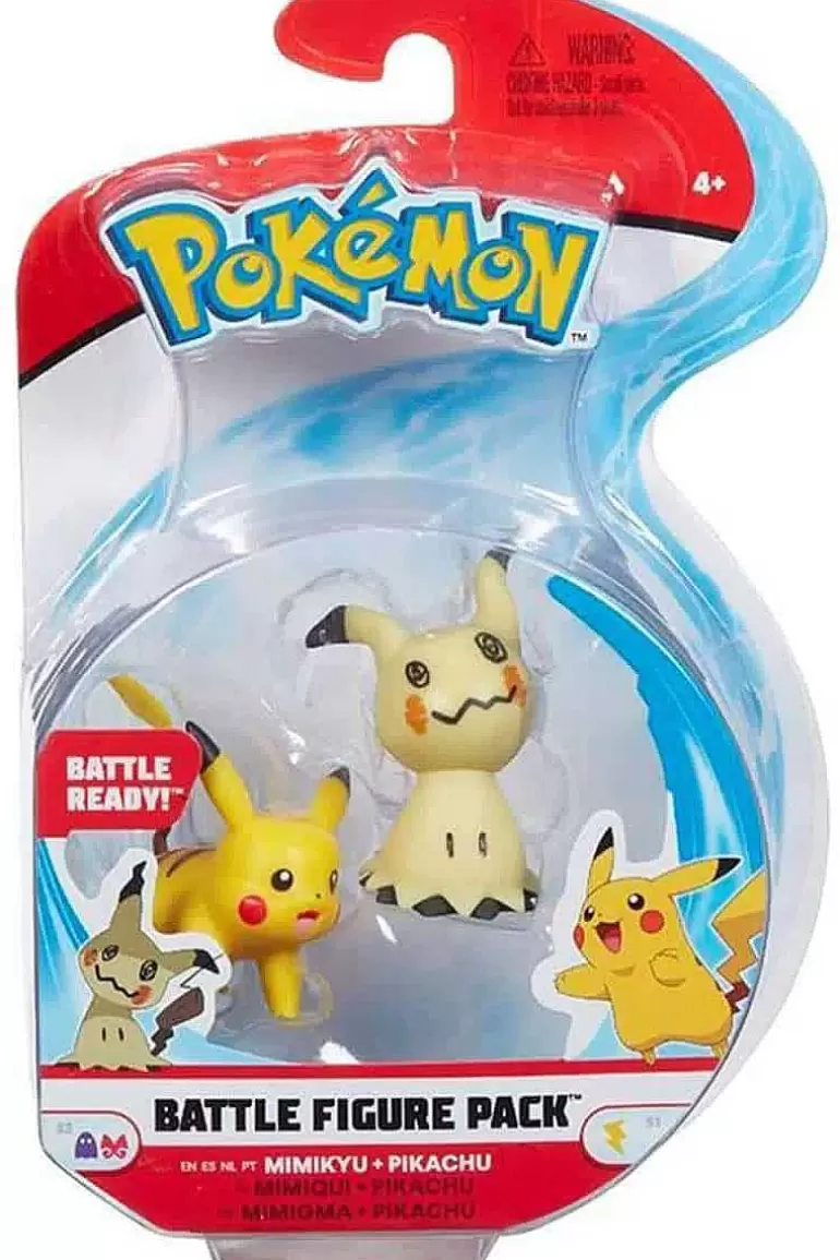 Pocket Monster Pokémon Figurer-Mimikyu Og Pikachu Figurer