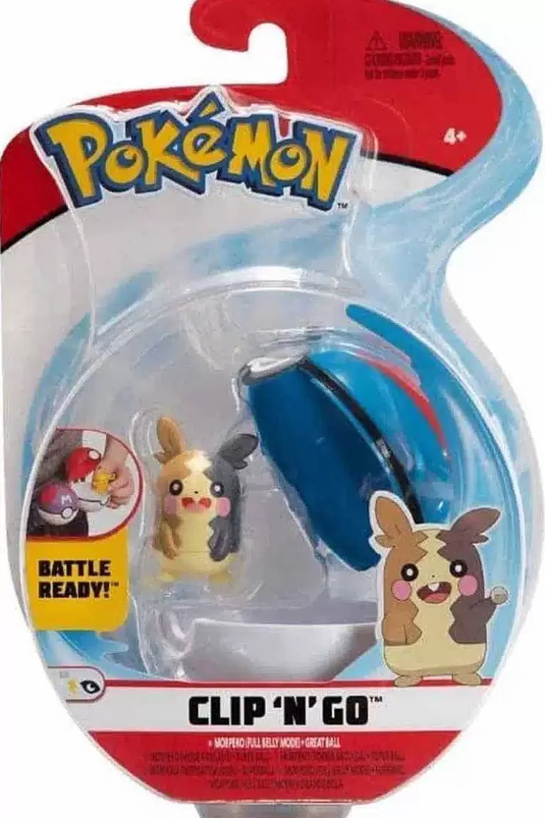 Pocket Monster Pokémon Figurer-Morpeko Og Great Ball