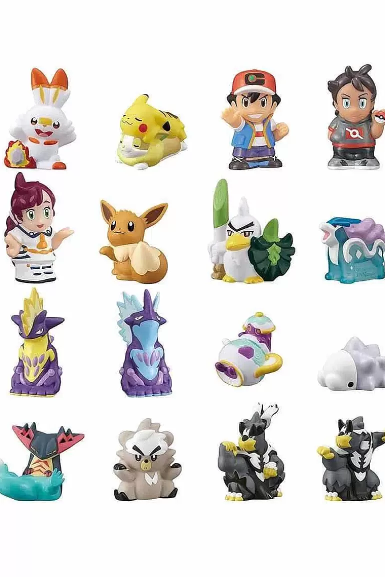 Pocket Monster Pokémon Figurer-Multipakke Med 24 Sma Figurer