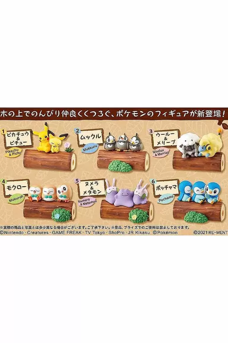 Pocket Monster Pokémon Figurer-Nuttede Japanske Figurer Pa Traestamme