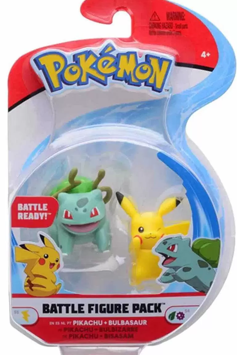 Pocket Monster Pokémon Figurer-Pikachu & Bulbasaur Figurer