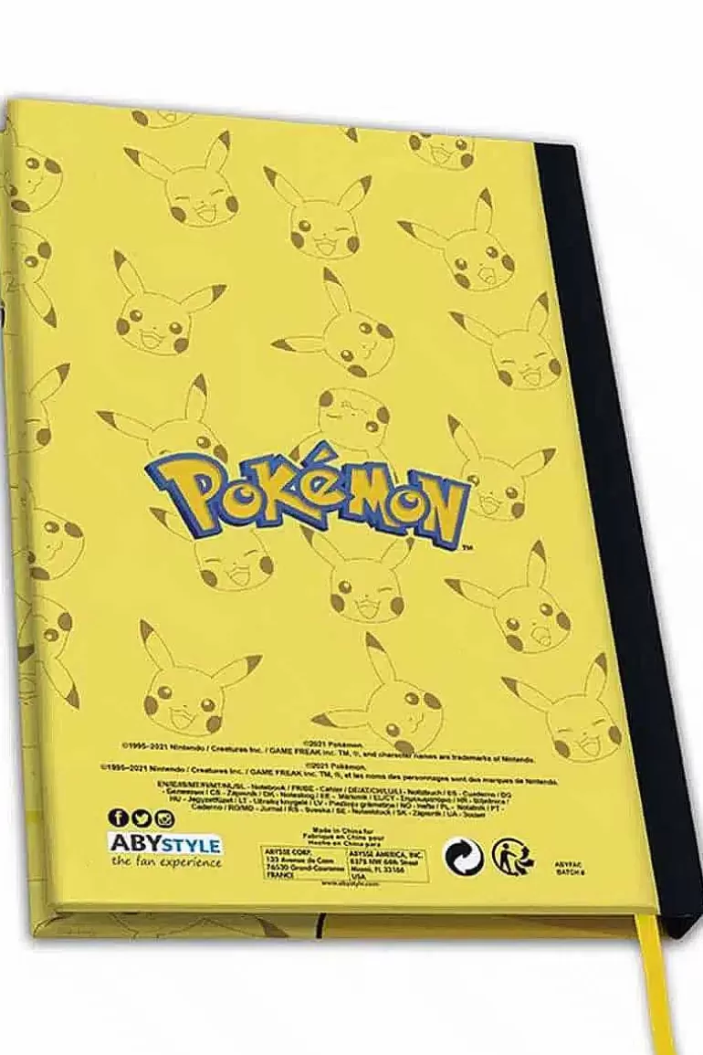 Pocket Monster Pokémon Skoleudstyr-Pikachu A5 Notesbog