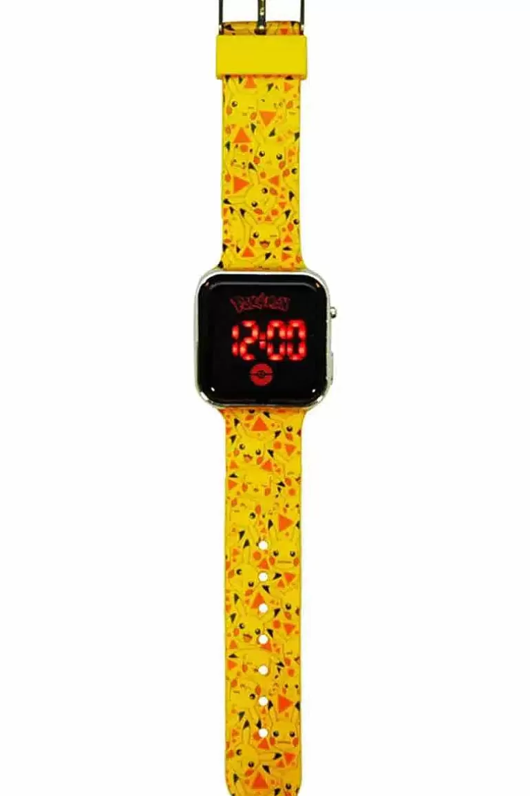 Pocket Monster Pokémon Skoleudstyr-Pikachu Led Armbandsur