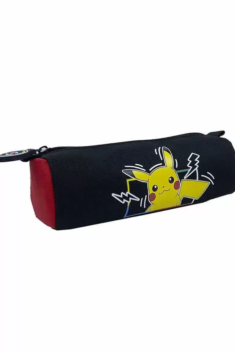 Pocket Monster Pokémon Skoleudstyr-Pikachu Og Poke Ball Penalhus