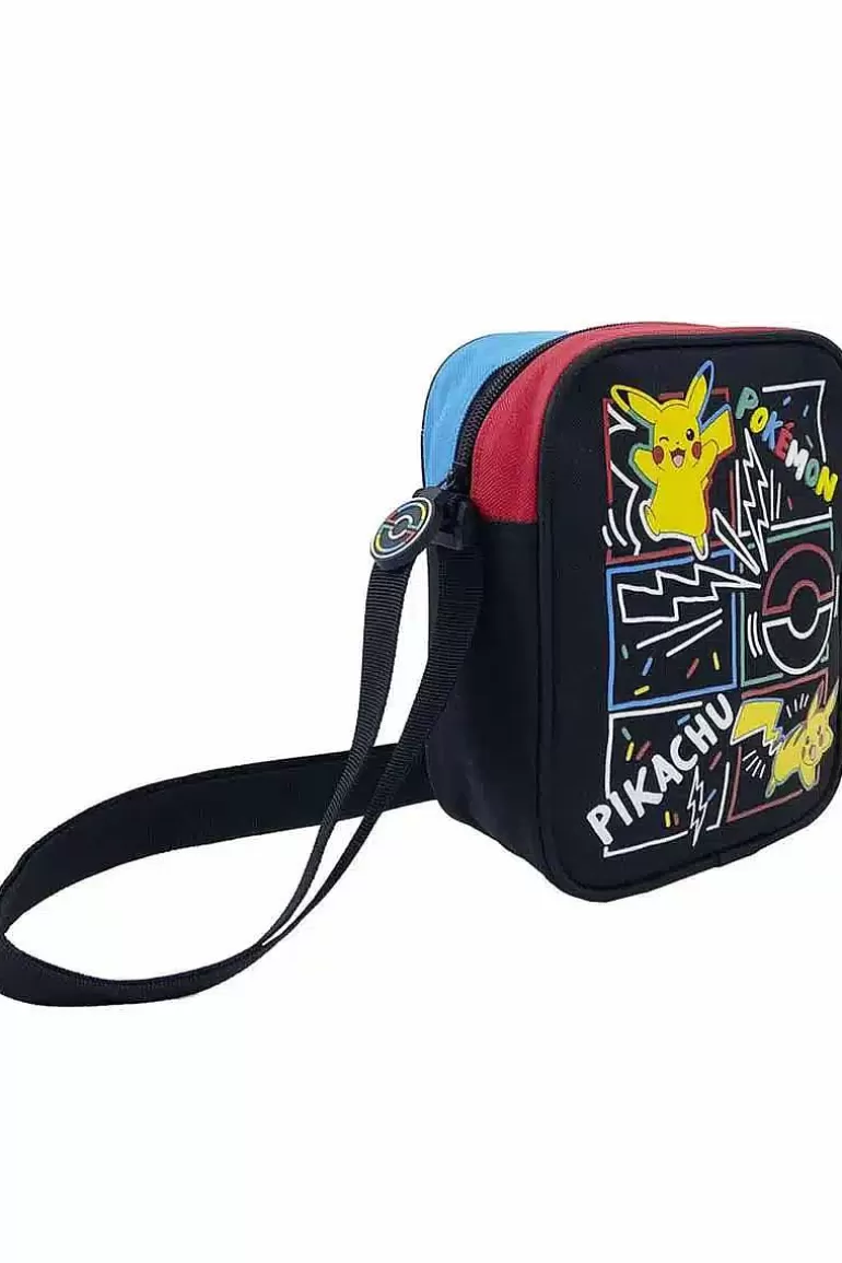 Pocket Monster Pokémon Skoleudstyr-Pikachu Og Poke Ball Skuldertaske