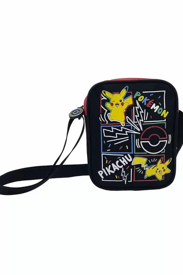 Pocket Monster Pokémon Skoleudstyr-Pikachu Og Poke Ball Skuldertaske