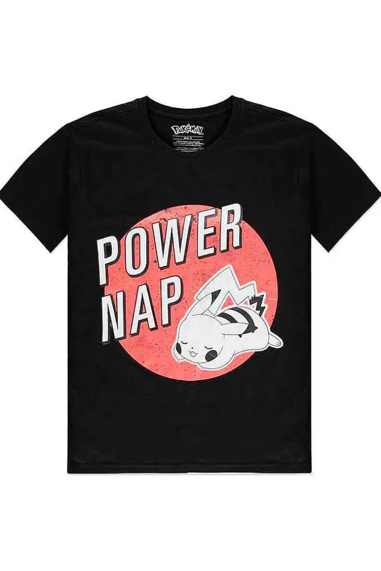 Pocket Monster Pokémon Til Børneværelset-Pikachu Power Nap T Shirt I Medium
