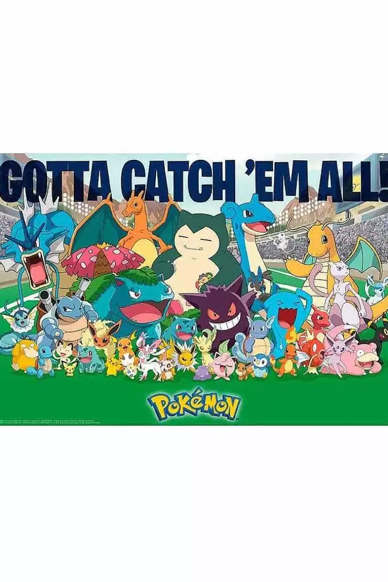 Pocket Monster Pokémon Til Børneværelset-Plakat Med Pokemon Favoritter