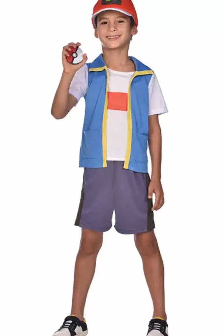 Pocket Monster Pokémon Til Børneværelset-Pokemon Ash Kostume