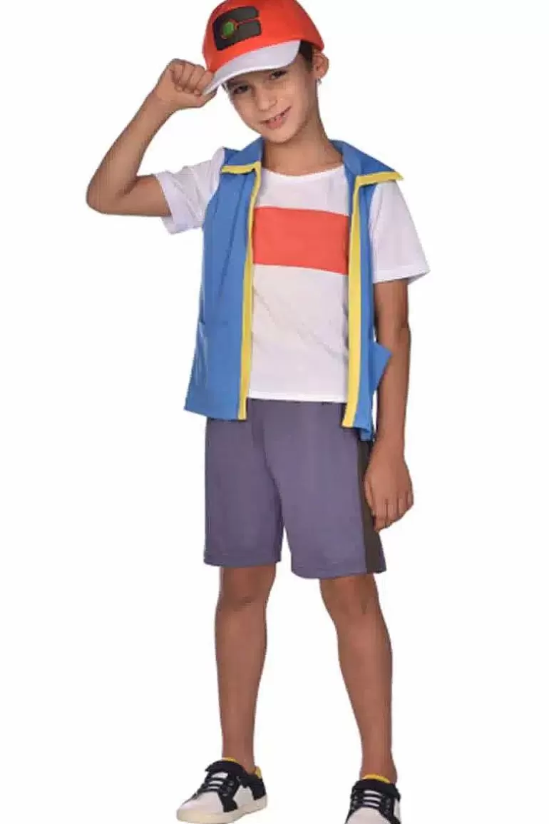 Pocket Monster Pokémon Til Børneværelset-Pokemon Ash Kostume