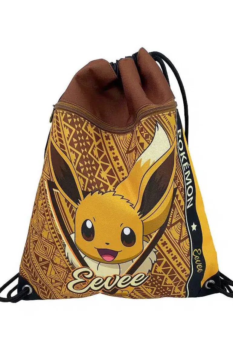 Pocket Monster Pokémon Skoleudstyr-Pokemon Eevee Gymnastiktaske
