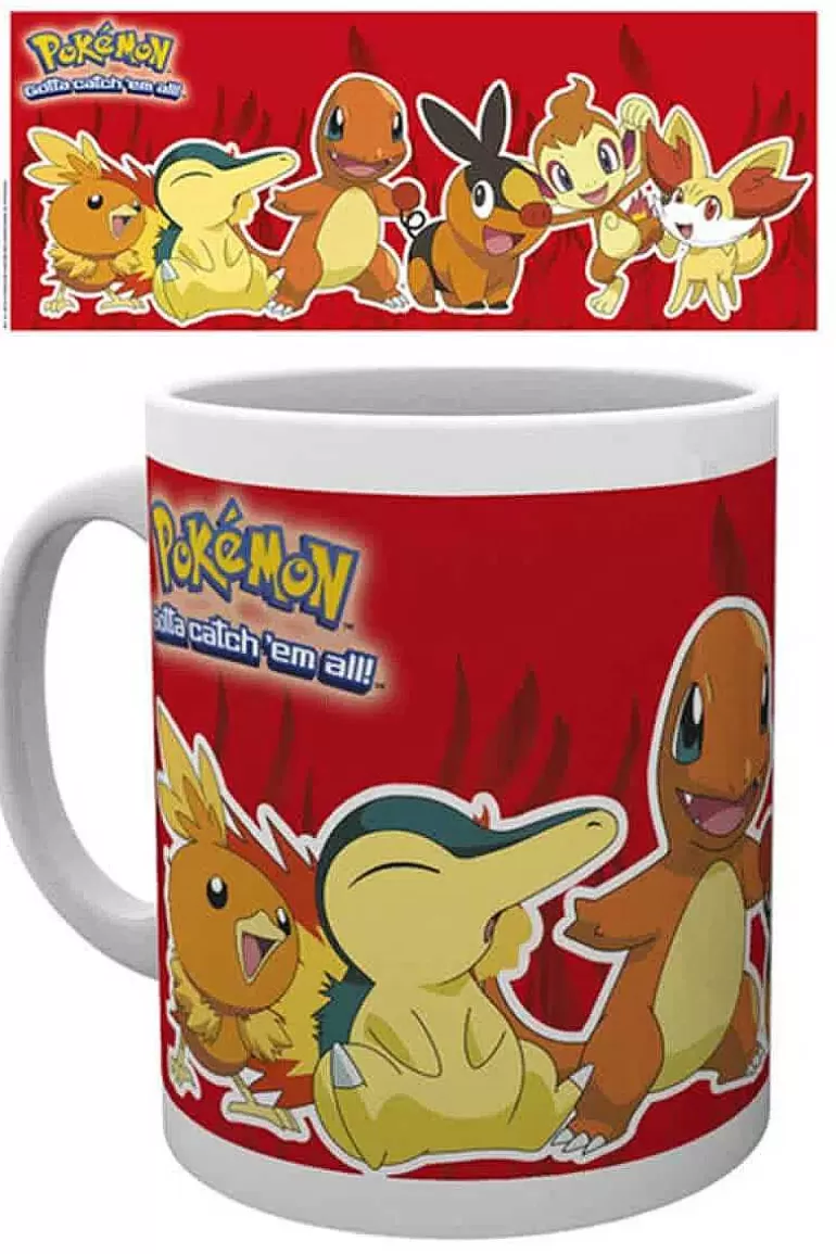 Pocket Monster Pokémon Til Børneværelset-Pokemon Fire Partners Krus