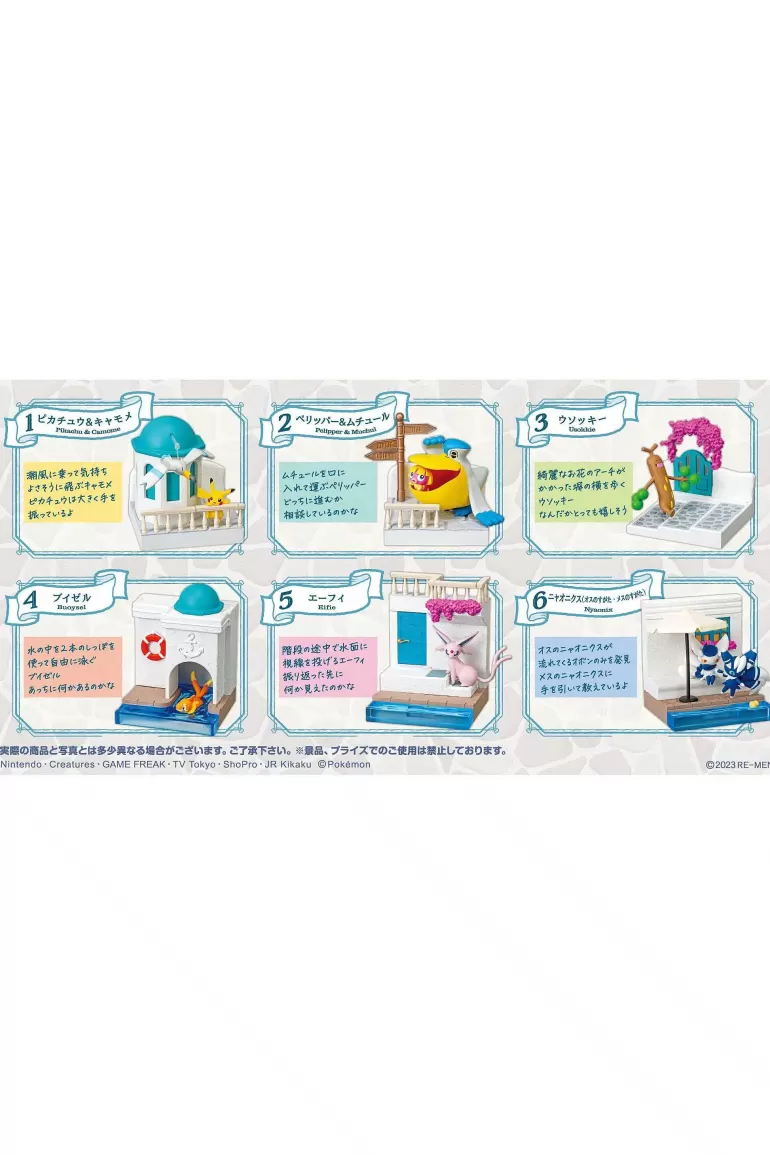 Pocket Monster Pokémon Figurer-Pokemon Hus Ved Havet