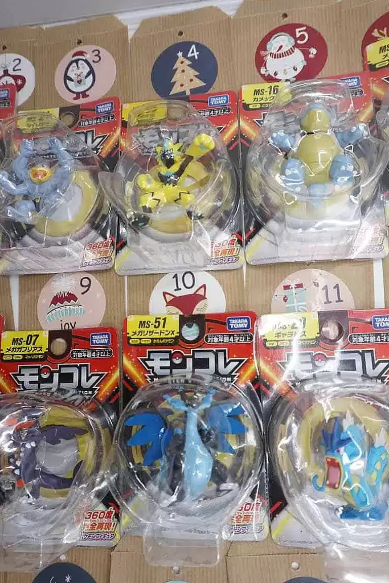 Pocket Monster Pokémon Figurer-Pokemon Lille Figur Pakkekalender