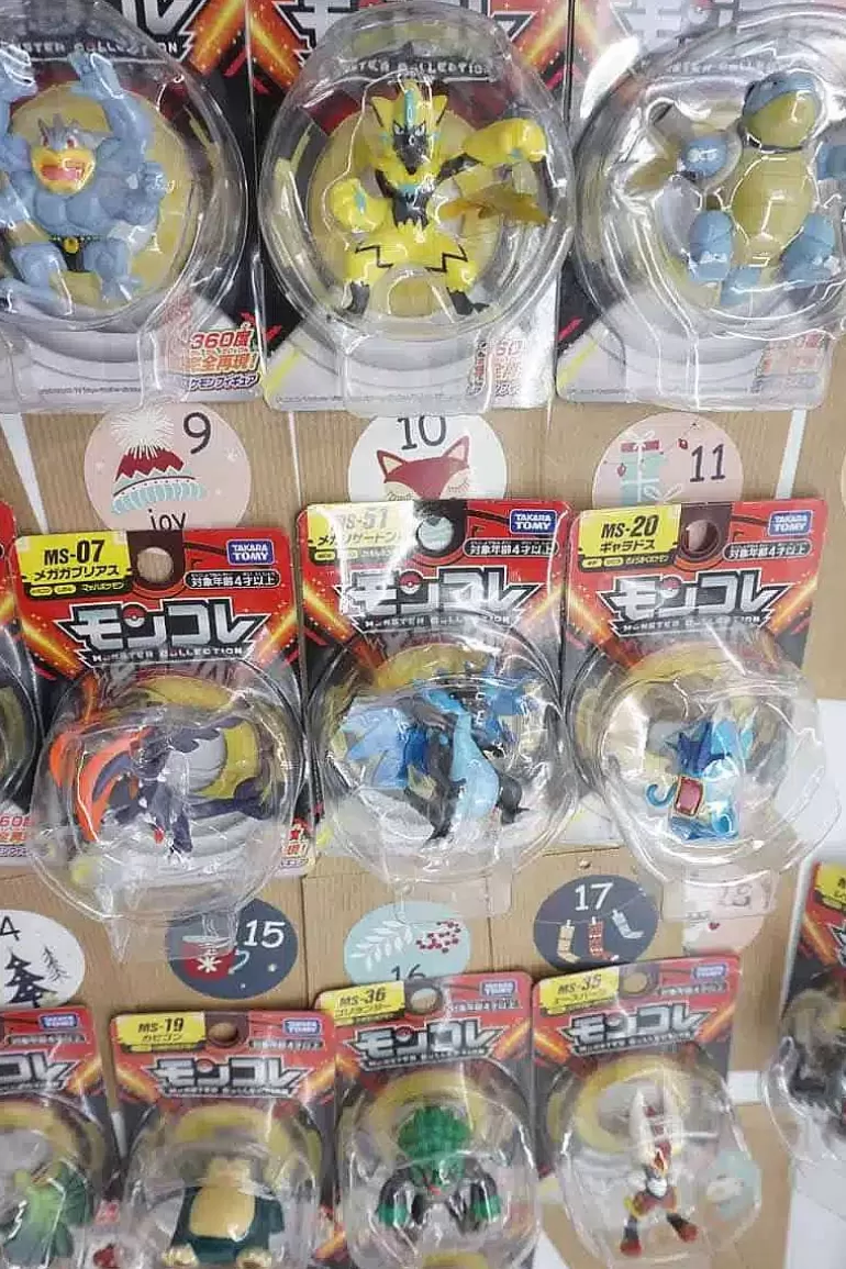 Pocket Monster Pokémon Figurer-Pokemon Lille Figur Pakkekalender