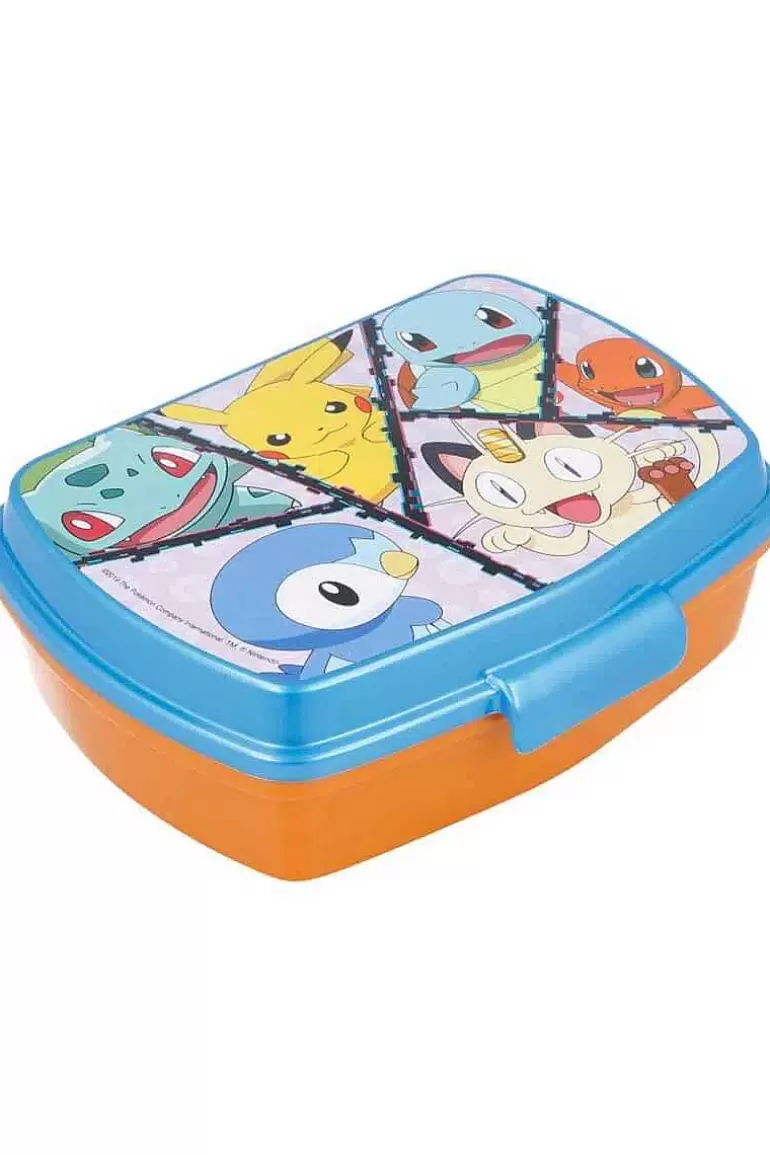 Pocket Monster Pokémon Skoleudstyr-Pokemon Madkasse Med Populaere Pokemons