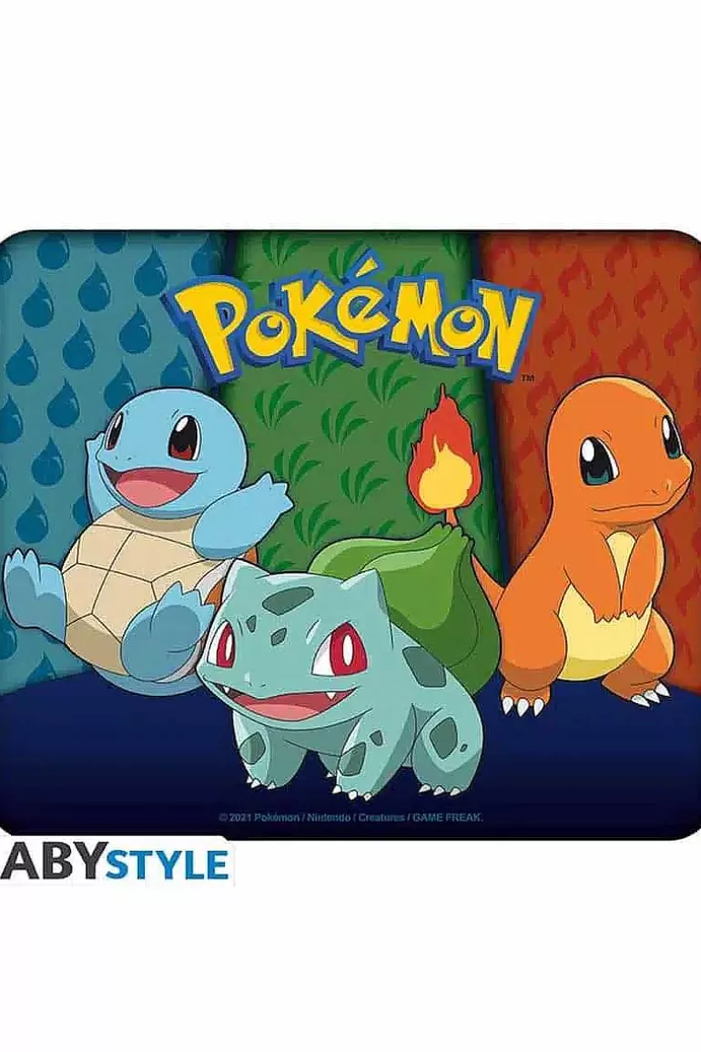 Pocket Monster Pokémon Skoleudstyr-Pokemon Musematte Med Charmander Squirtle Og Bulbasaur