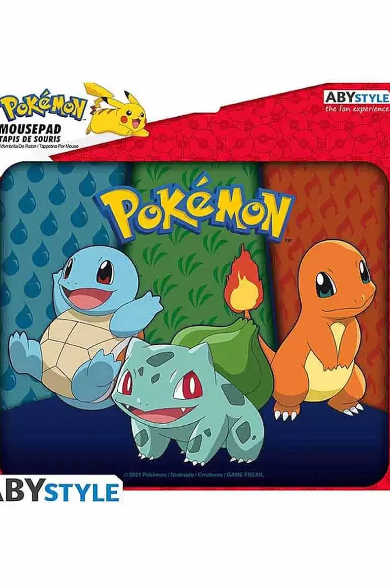 Pocket Monster Pokémon Skoleudstyr-Pokemon Musematte Med Charmander Squirtle Og Bulbasaur