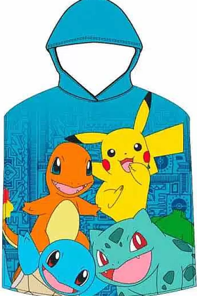 Pocket Monster Pokémon Til Børneværelset-Pokemon Poncho Handklaede