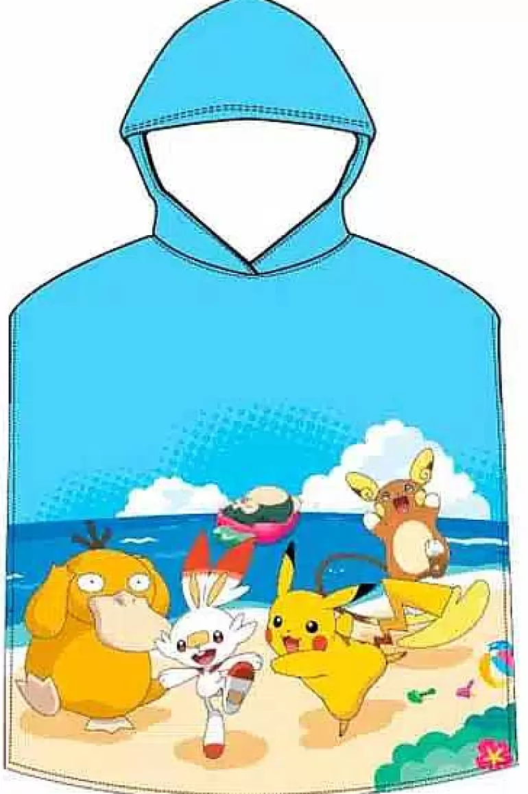 Pocket Monster Pokémon Til Børneværelset-Pokemon Poncho Handklaede Strand