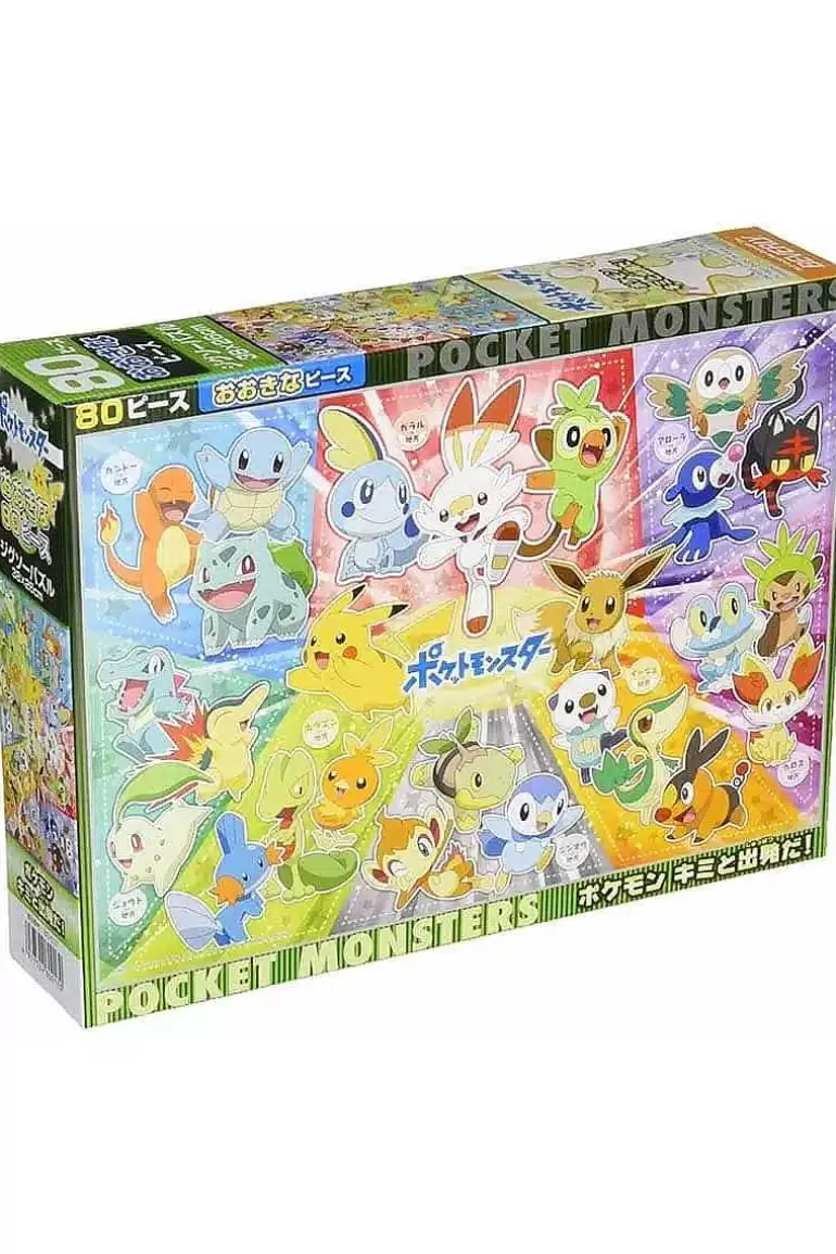 Pocket Monster Pokémon Til Børneværelset-Pokemon Puslespil Med Sode Pokemon